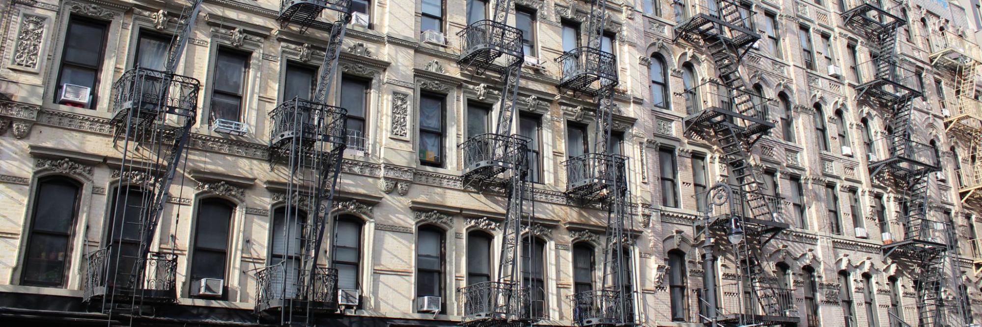 Image of apartment facade in Harlem